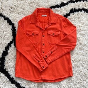 Outerknown Chroma Blanket Shirt Blaze Orange M/L